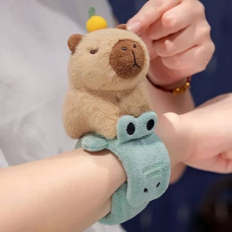 Капибара Плюшевая Игрушка Подвеска Капибара Плюшевая Брелок Кавайная Сумка Брелок Милые Собака Кошка Куклы Украшение Автомобиля Рождественский Подарок