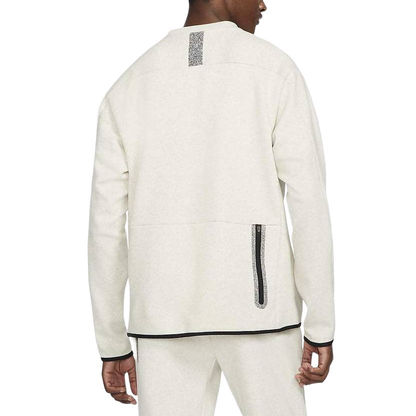 Nike Спортивная толстовка с круглым вырезом Tech Fleece Темно-серый меланж DA0399-100