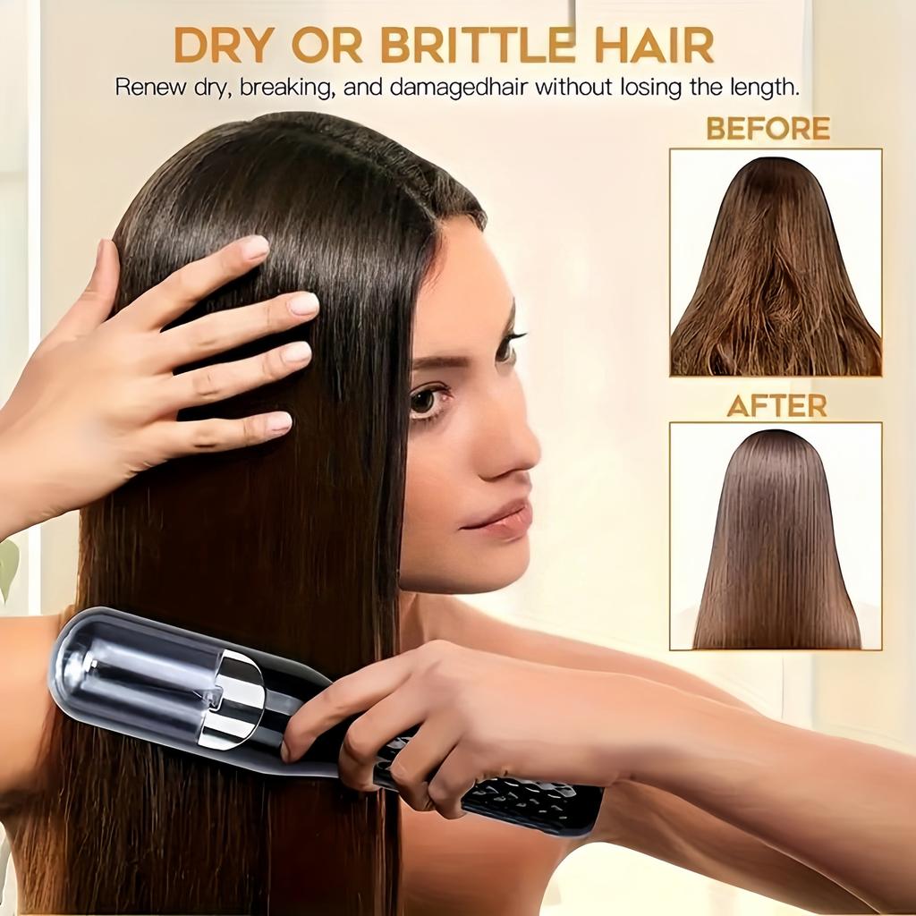 Professional 2 in 1 Portable Wireless Tail Trimmer Multifunctional Hair Split Split Split Split Hairdresser