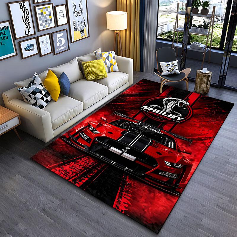 Shelby Racing GT500 Design suitable as a non-slip mat for the living room or bedroom sofa