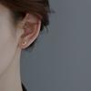 Серьги в виде звезды и луны, женские, иностранные, асимметричные, простые, маленькие, мини-серьги в виде звезды и луны, летние серьги