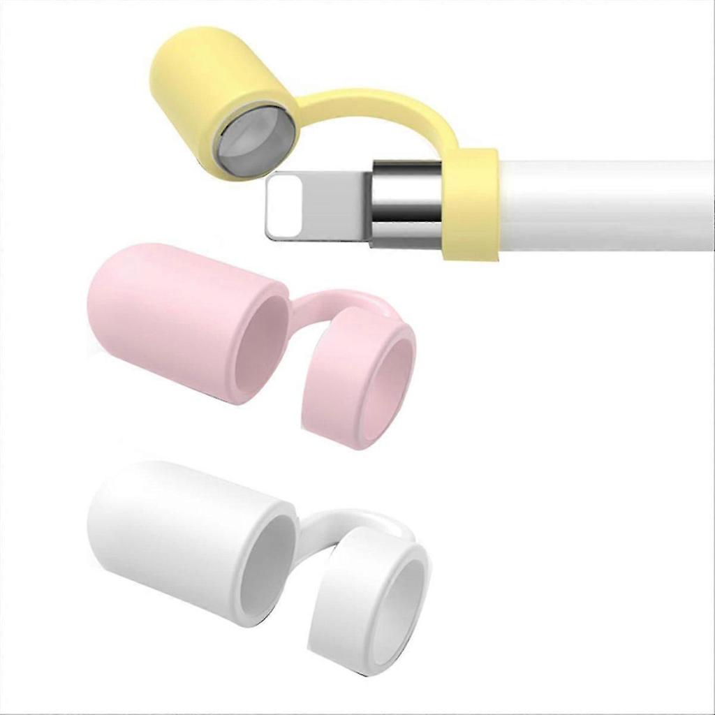 3 Pack Magnetic Anti-Lost Silicone Caps for Apple Pencil 1st Gen