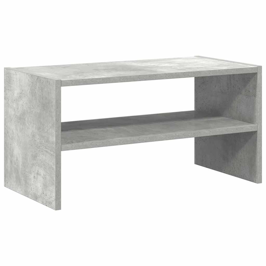 Stackable Shoe Rack Concrete Grey 60 x 30 x 30.5 cm