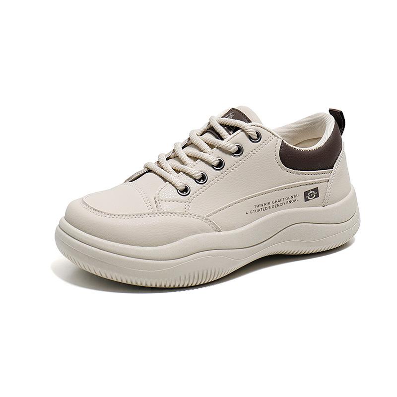 White Shoes Women's Autumn New Height Increasing Student Board Shoes Platform Street Style Casual Women's Shoes