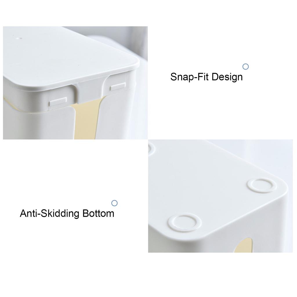 Ящик для хранения удлинителя, простой настольный ящик для хранения проводов домашнего использования