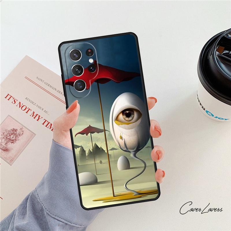 Чехол для телефона с картиной Сальвадора Дали Для Samsung Galaxy S24 S25 S23 S22 Ultra Note 10 20 Plus S20 S21 FE Чехол