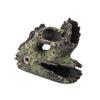 Ornaments Fish Hiding Artificial Resin Wood Hideout Aquarium Log Caves Hollow Tree Trunk Fish Tank