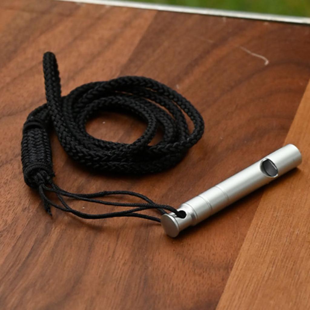 Outdoor Emergencies Whistles Portable Signal Whistles With Lanyard Training Whistles for Camping Hiking Sports
