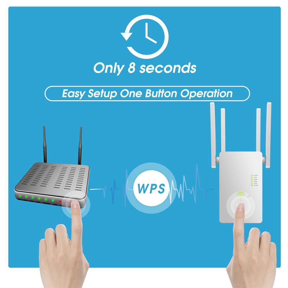1200 Мбит/с беспроводной 5G Wi-Fi повторитель Wi-Fi маршрутизатор Усилитель сигнала 2,4G/5G двухдиапазонный 802.11g Gigabit Network Range Expander Ap расширение WIFI