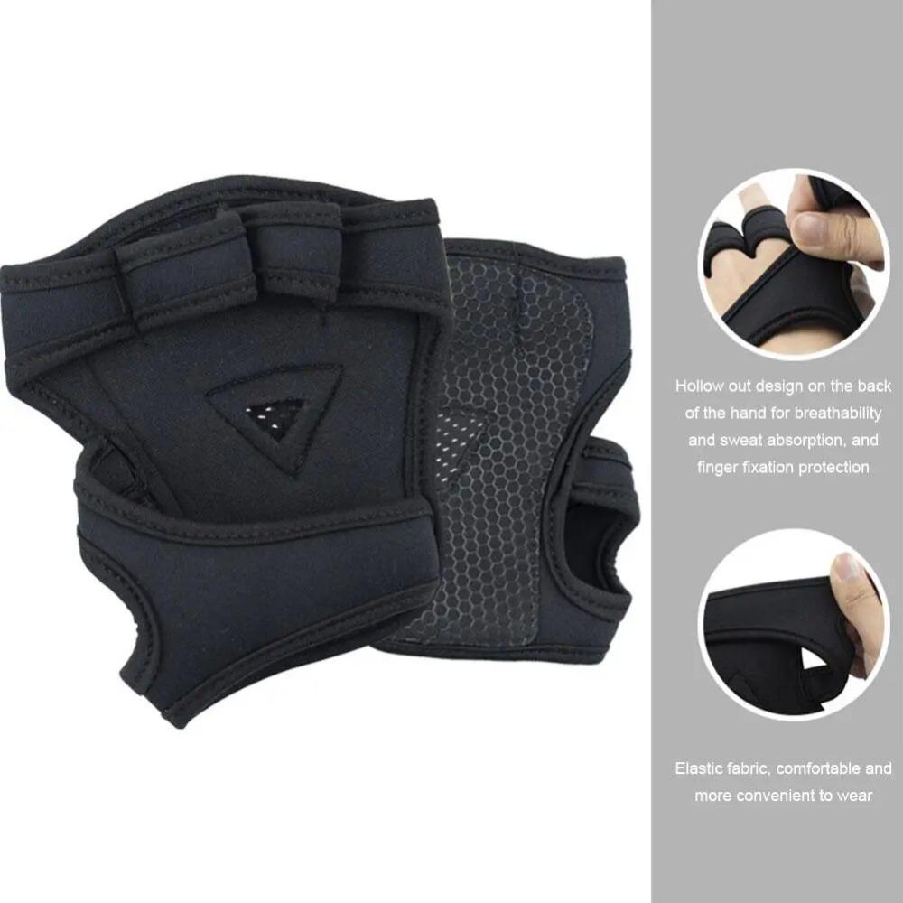 Wrist Support Gym Gloves Sturdy Half Finger Gloves New Weightlifting Supply  Body Building