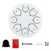 Tongue Drum Steel Tongue Drum 8 Notes 6 Inch for Kids Preschool Activities Musical Education Yoga