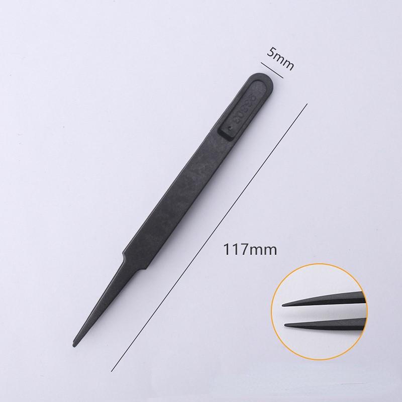 3pcs/lot Anti-static Plastic Tweezers Hard Plastic Tweezers Electronic Component Picker Multi-purpose Industrial Tweezers