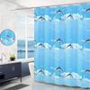 Thickened Partition For Bathroom Waterproof Shower Curtain No Need To Drill Holes