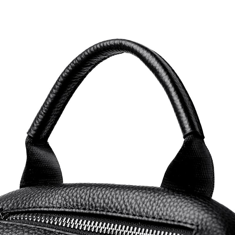 Luxury Solid Cowhide Bags For Women 2023 New Designer High Quality Genuine Leather Backpacks Women School Bags For Teenage Girls