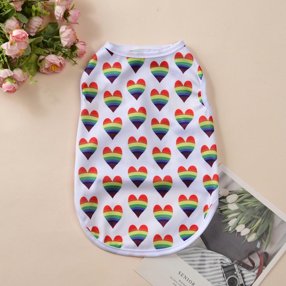 Летняя одежда для домашних собак для маленьких и средних собак, кошек, прохладная дышащая футболка, жилет для щенка, кошачья рубашка, одежда, костюм для чихуахуа, йоркширских терьеров
