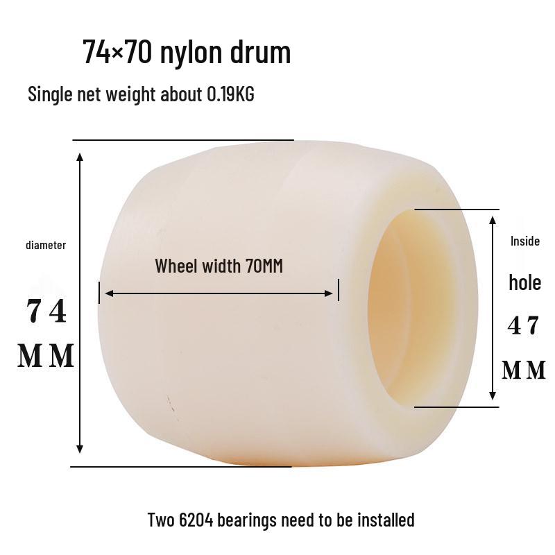 Hydraulic Pallet Truck Nylon Wheels & Iron Core PU Forklift Accessories