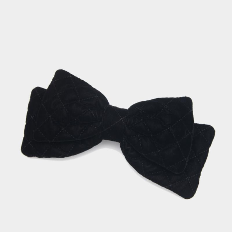 TATIANA Merry Quilting Velvet Ribbon Hair Pin_HB0100