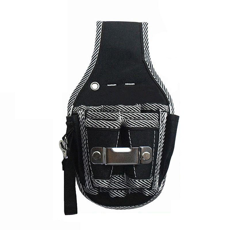 Multifunctional Tool Bag Nylon Fabric Tool Belt Screwdriver Kit Holder Tool Bag Pocket Pouch Bag Electrician Waist Pocket Case