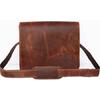 New Leather Messenger Bag Laptop Case Office Briefcase Gift for Men Computer Distressed Shoulder Bag
