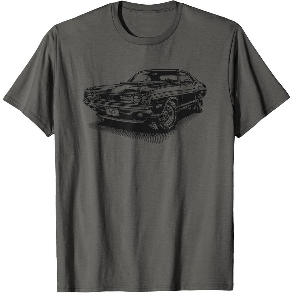 Classic American Muscle Car Retro Vintage 60s 70s Car Lover T-Shirt