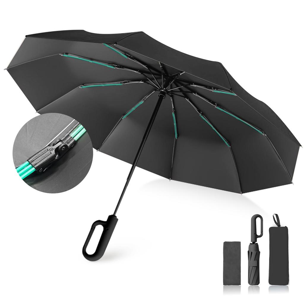 Zaahir Heavy Duty Folding Umbrella Water Wind Automatic Opening and Suitable for Rainy or Snowy 10 UV Strong Wind For Men and All Large Ideal for Cars