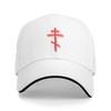 Russian Orthodox Cross Print Baseball Caps Snapback Baseball Hats Breathable Casual Casquette Outdoor for Men And Women