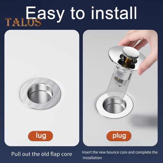 3/6 шт. Выдвижной сливной фильтр для раковины, заглушка для раковины из нержавеющей стали, корзина для фильтра, улавливатель волос, антиблокировочная корзина для фильтра