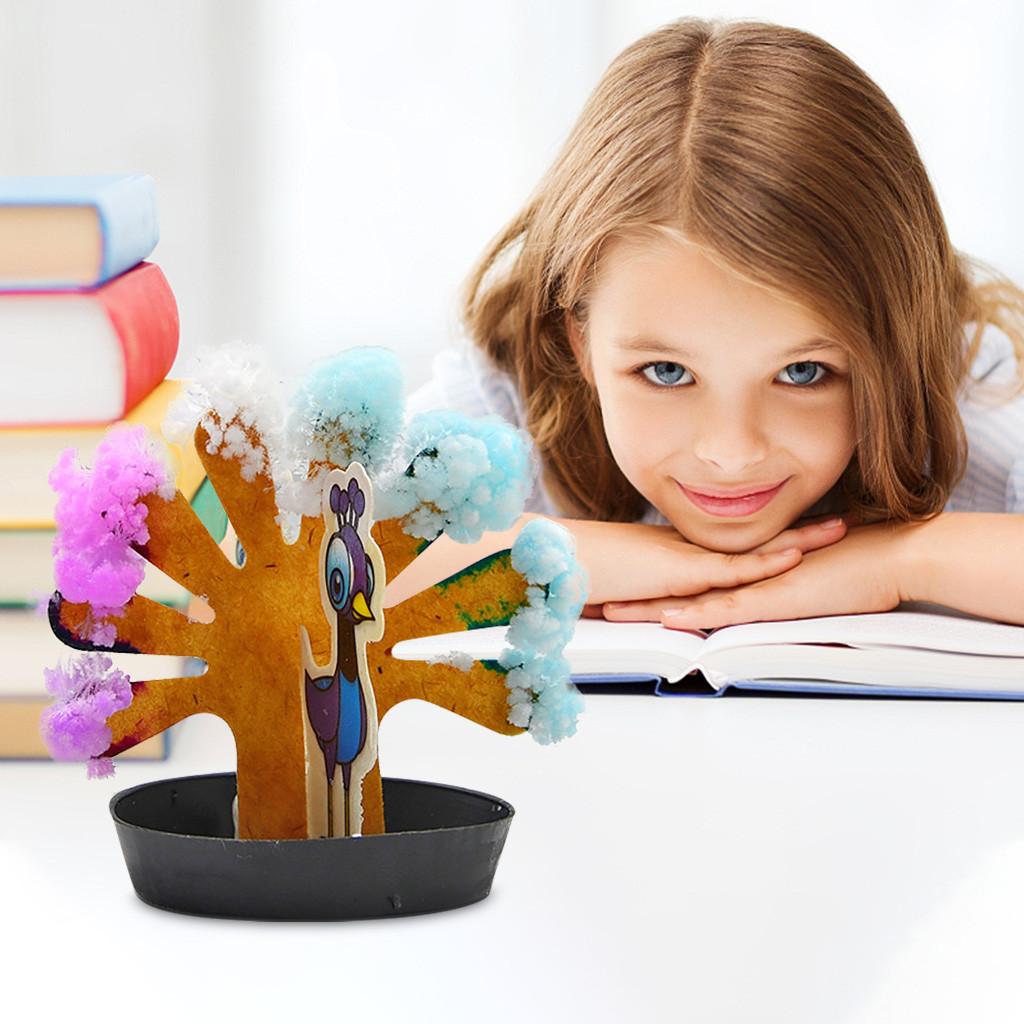 Павлин, бумажное дерево, цветущее, креативное, красочное, растущее дерево, игрушка, 5 мл, вода