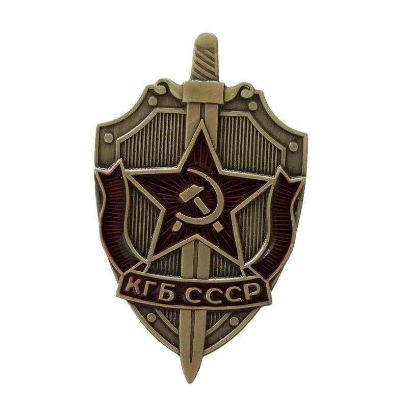 Россия СССР Значок металлический значок Сувенирная коллекция КГБ CCCP