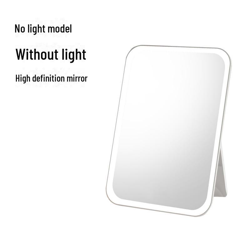 Portable Rechargeable Folding Touch Makeup Mirror with Fill Light