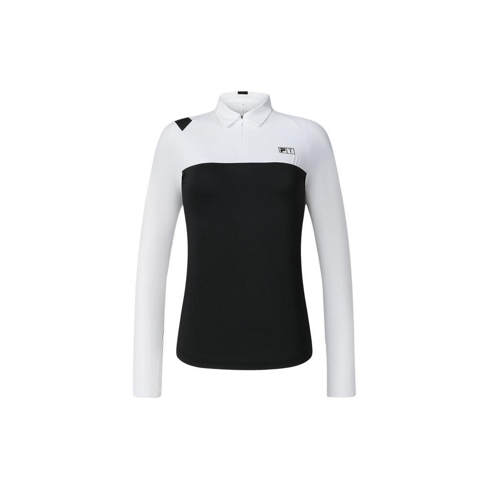 Новая женская рубашка-поло серии FILA Golf, нефритово-белая A11W415216F-WT
