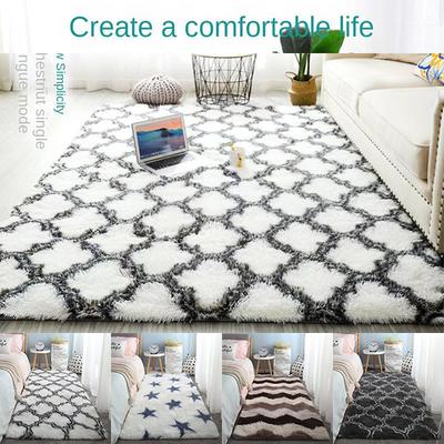 Большой ковер 200X250 см, пушистый ворсистый ковер для гостиной, спальни, декор для балкона, пушистый мягкий бархатный плюшевый ковер, марокканские коврики для детей, дома