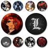 32/44/58MM Japanese Anime Death Note Enamel Pins, Round Brooch, L Killer, Yagami Light, Cosplay Badge, Backpacks Jewelry, Xmas Gifts