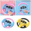 Kids Passenger Seat Steering Wheel Toy Simulates Real Driving Experience for Children Aged 3 and Up
