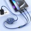 UYDH3 Hot 2025 Cable Scalable Phone Car Interior 3 In 1 USB Fast Charging Cable For BMW Series X1 X3 X4 X6 E90 E91 I3 I4 F30 F48 F30 F