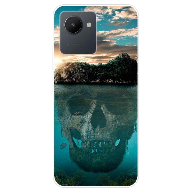 Для Realme C30S C 30S RealmeC30S чехол Мягкая силиконовая задняя крышка Чехол для телефона с рисунком из мультфильма Разнообразие