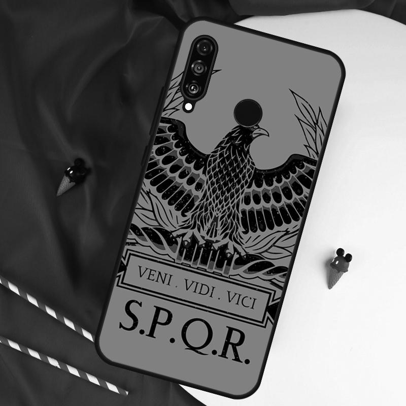 SPQR Римская Императорская Легион Для Huawei Nova 5T 12s 12i 11i Y90 Y70 Y60 Y61 Y91 Y72 9 10 SE P20 P40 Lite P60 P30 Pro Чехол