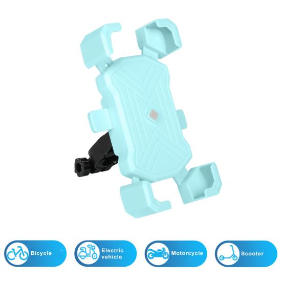 Держатель для телефона на велосипеде Противоударный фиксатор с нескользящим зажимом с четырьмя когтями Крепление для мобильного телефона на электрическом велосипеде Навигационный кронштейн