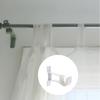 4Pcs Thickened Aluminum Alloy Curtain Rod Brackets Professional Heavy Duty Curtain Holders for Wall Mount Blind Rod Support