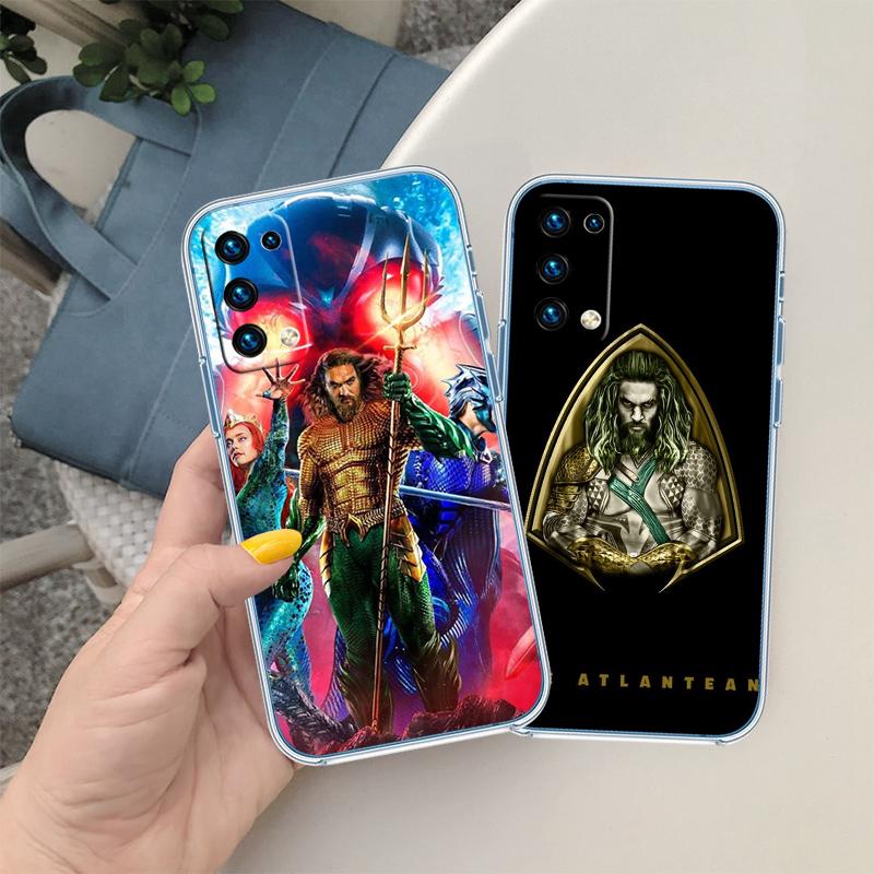 Aquaman Transparent Phone Case for Motorola Moto G7 G8 G9 G84 G85 G73 G24 G15 Z2 Play Power Plus