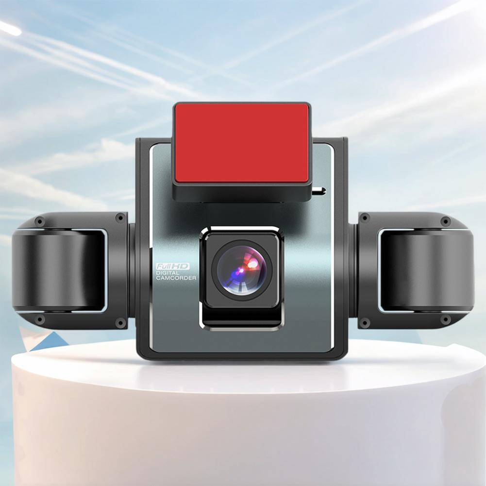 4 Channel Car Dash Camera Front and Rear Inside 1080P Driving Video Recorder with Night Vision G-Sensor Car Camera for Car