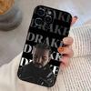 Чехол для телефона singer D-Drake Drizzy для iPhone 17,16,15,14,13,12,11 Plus,Pro Max,XS, Мягкий силиконовый черный чехол