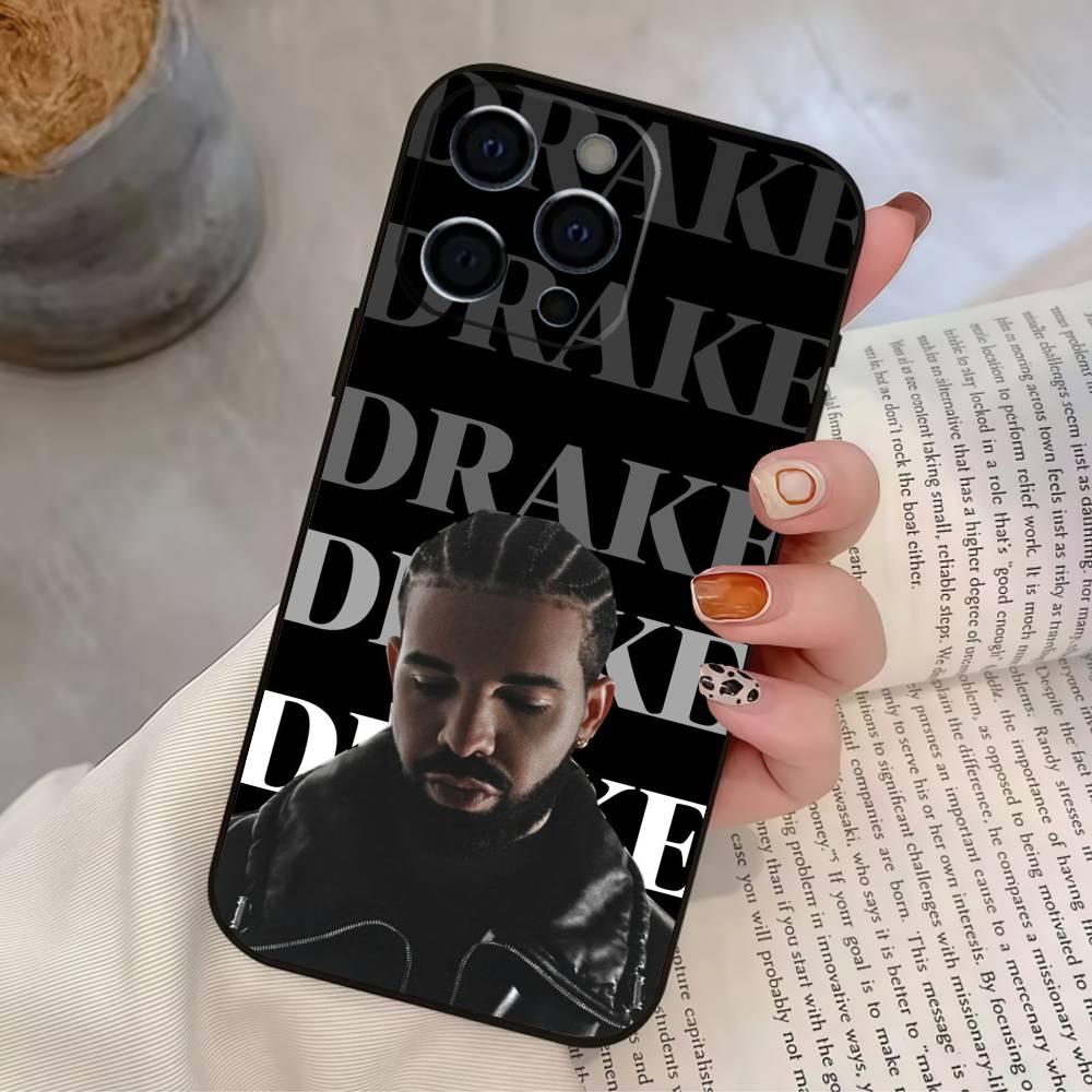 Чехол для телефона singer D-Drake Drizzy для iPhone 17,16,15,14,13,12,11 Plus,Pro Max,XS, Мягкий силиконовый черный чехол
