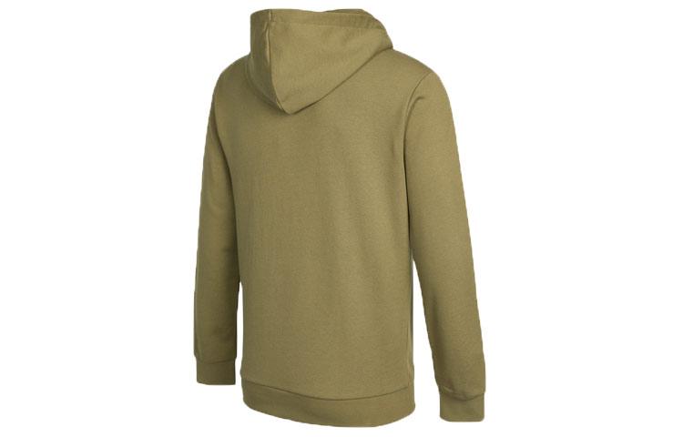 adidas Мужские толстовки Originals Trefoil Зеленые с капюшоном Средняя посадка Обычный HE4952