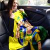 1pc Brazilian Pride Flannel Blanket Soft Warm Throw Blanket for Bedroom Living Room Bed Travel Camping Picnic Gift. MT7160178