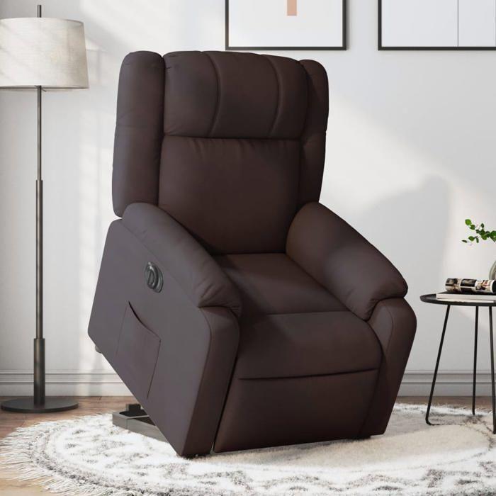 VidaXL Fauteuil Inclinable Électrique, Chaise de Relaxation avec Dossier et Repose-pied Réglables, Siège de Salon Salle de 3205231