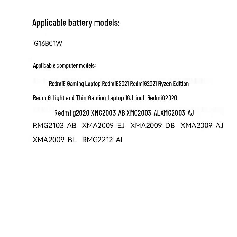 llano Аккумулятор для ноутбука Xiaomi Redmi G 2021