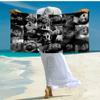 proof beach towel with The Vampire Diaries pattern - soft,absorbent,quick-drying,machine washable - perfect for swimming,camping,bathing
