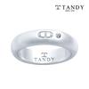 Tandy Signature Silver 925 Volume Ring Friendship Ring Couple Ring Tdr201