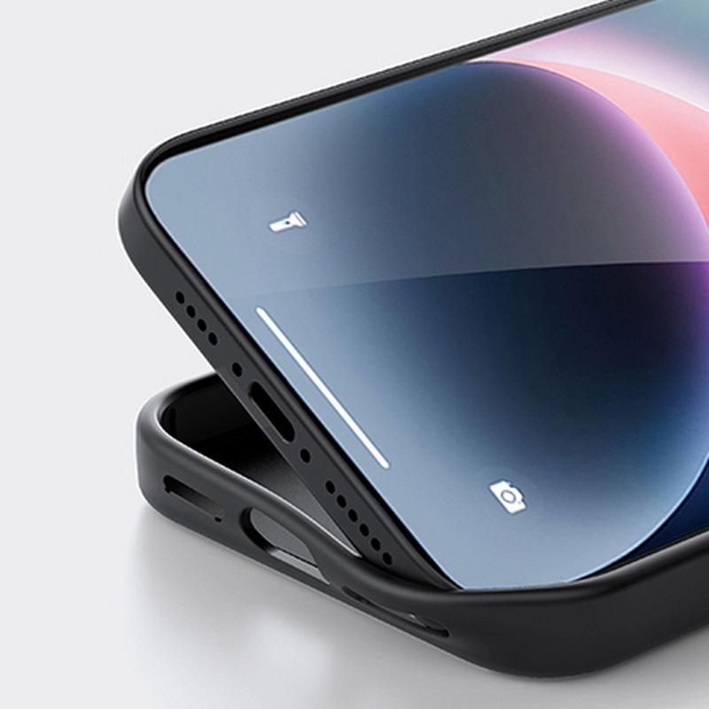 Тонкий жесткий чехол с текстурой из углеродного волокна для iPhone 16 Pro Max 15 Pro 14 13 12 для противоударного гибридного ПК с металлическим кронштейном и магнитным чехлом для телефона MagSafe